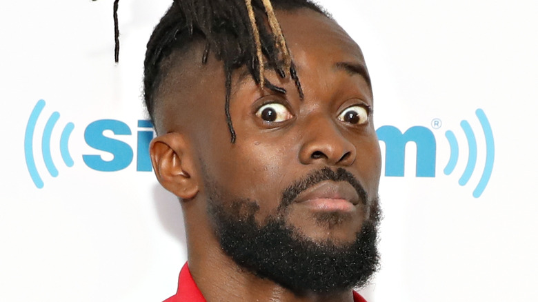 Kofi Kingston eyes wide stares