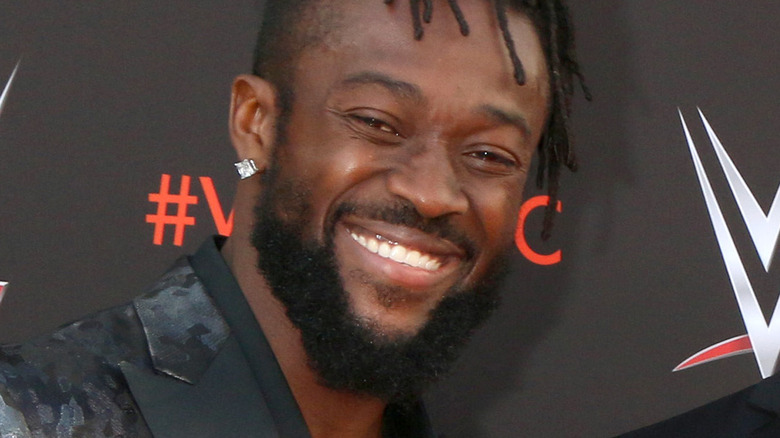 Kofi Kingston smiling