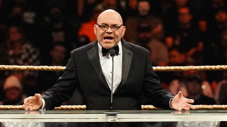 Konnan at the Hall of Fame ceremony