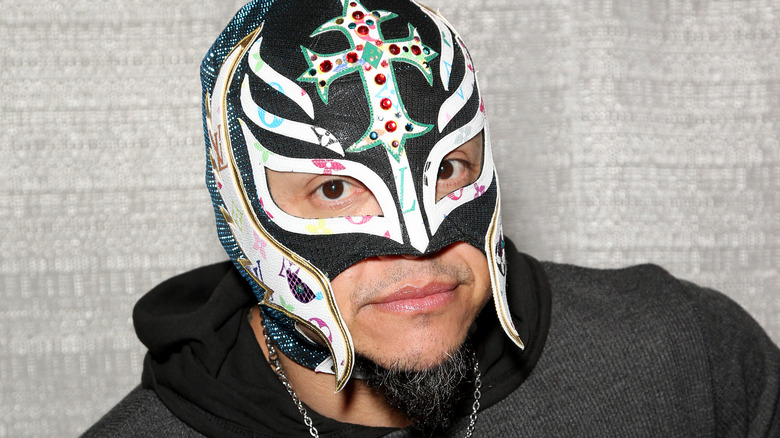 Rey Mysterio staring