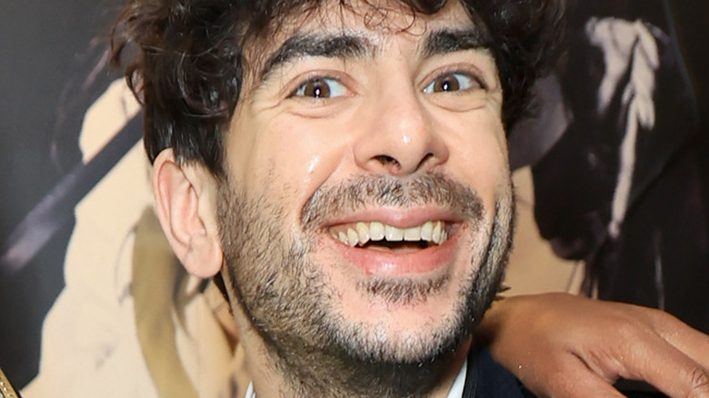 Tony Khan smiling