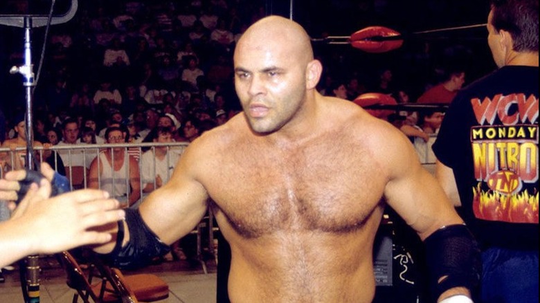 Konnan makes his way to ringside