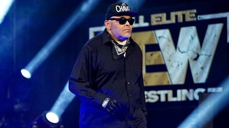Konnan making his entrance for AEW 
