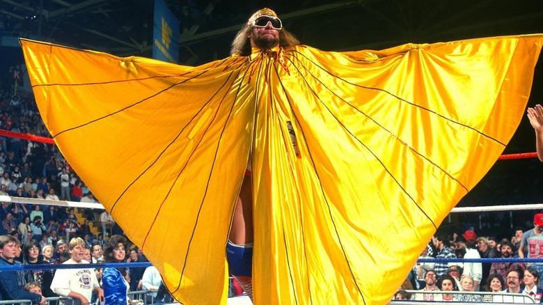 Macho Man posing