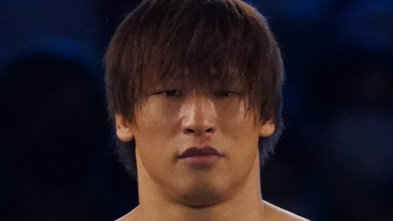 Kota Ibushi with a serious look on his face