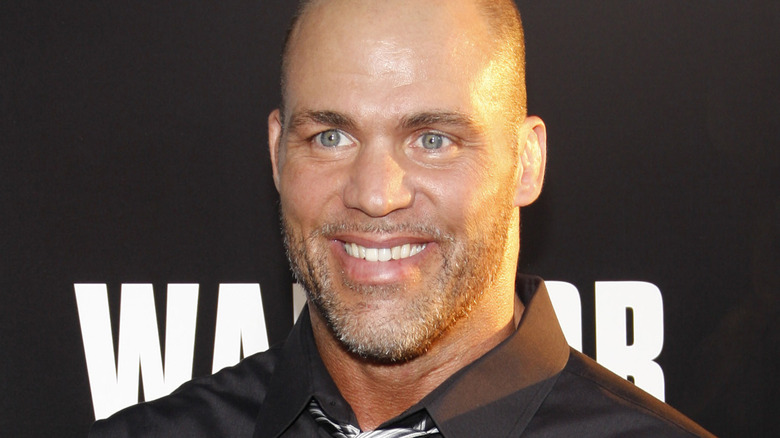 Kurt Angle smiling