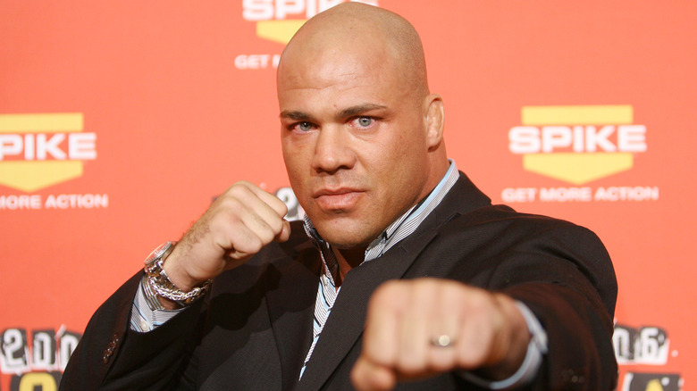 Kurt Angle is all fists