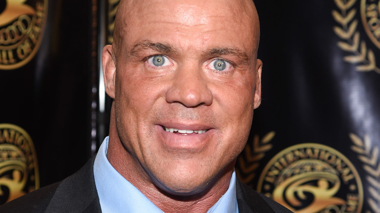 Kurt Angle looking forward