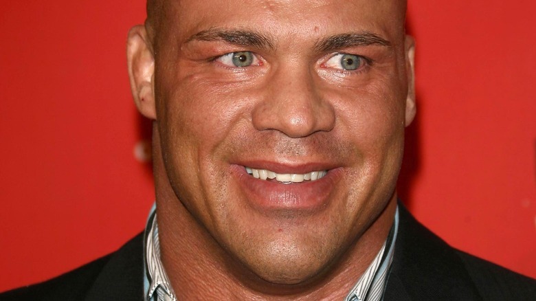 Kurt Angle smiling