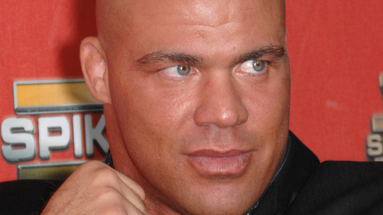 Kurt Angle Posing 