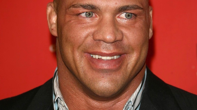 Kurt Angle smiling