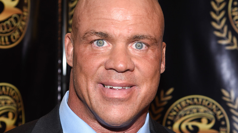 Kurt Angle smiling