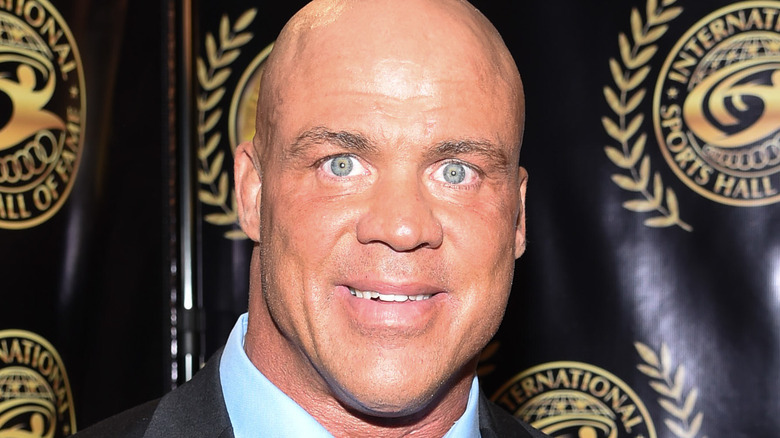 Kurt Angle smiling