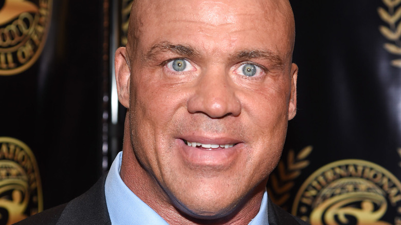 Kurt Angle smiling