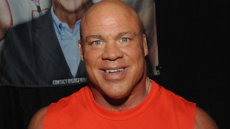 Kurt Angle smiling