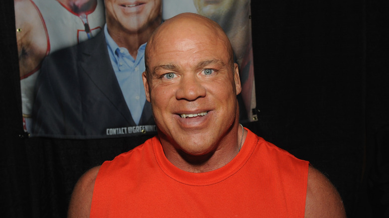 Kurt Angle smiling