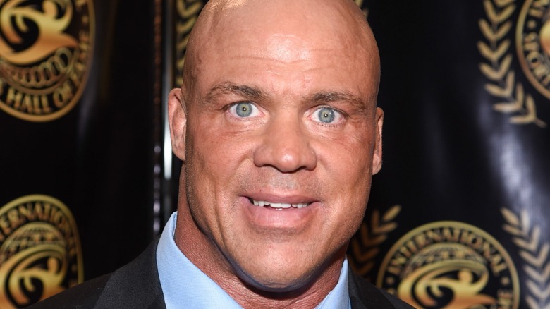 Kurt Angle smiling
