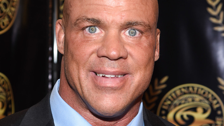 Kurt Angle smiling