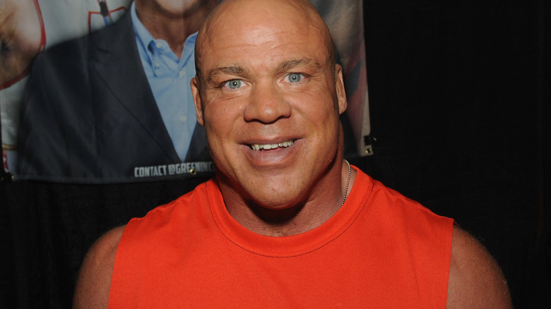 Kurt Angle smiling