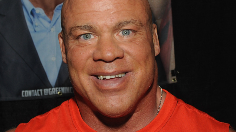 Kurt Angle smiling