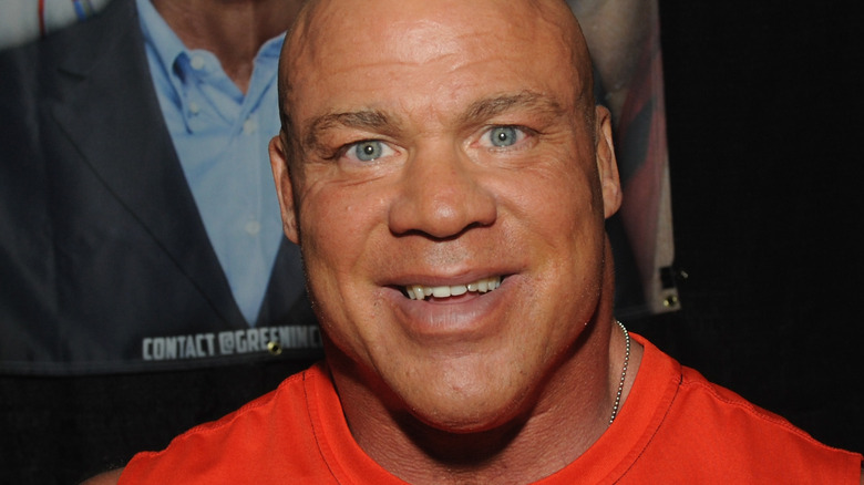 Kurt Angle smiling