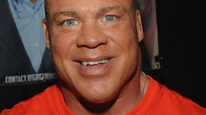 Kurt Angle smiling