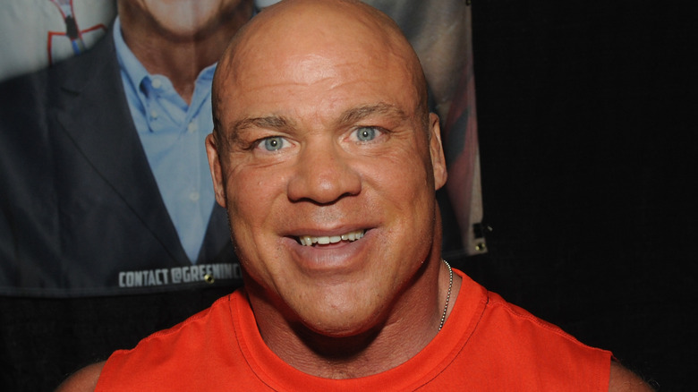 Kurt Angle smiling