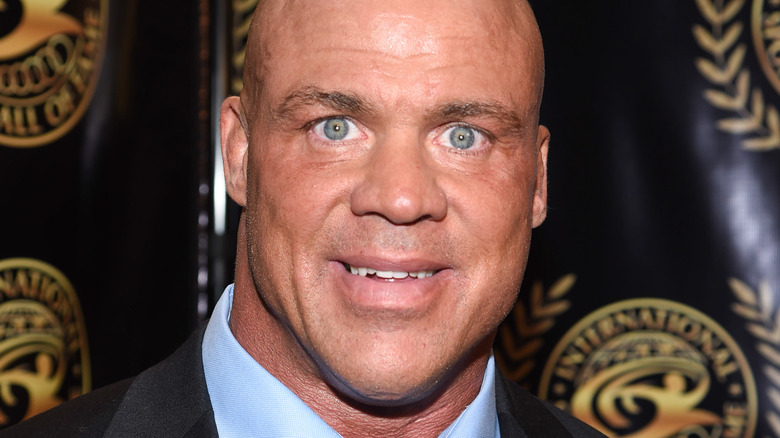 Kurt Angle smiling