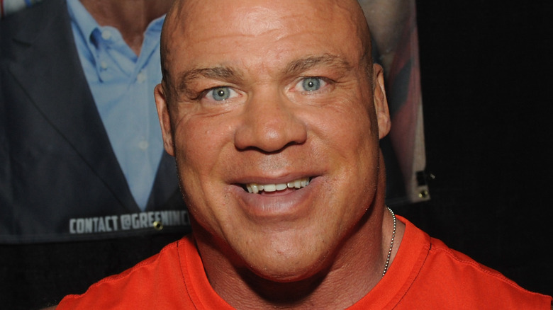 Kurt Angle smiling