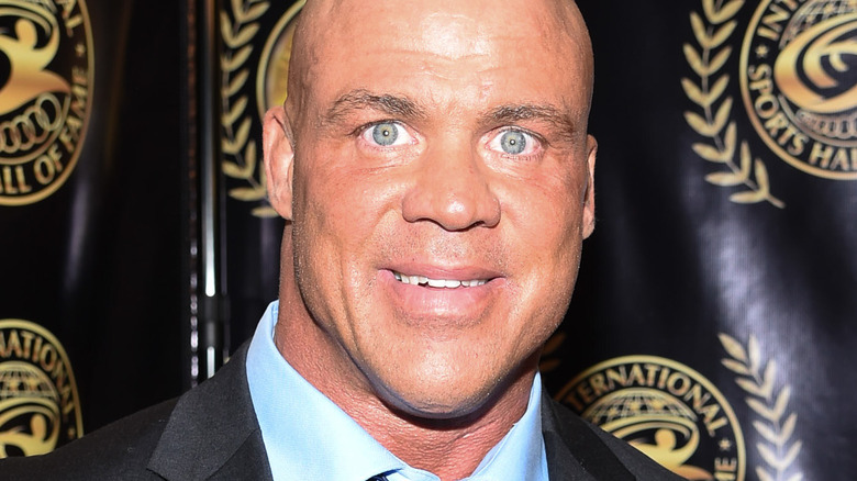 Kurt Angle smiling