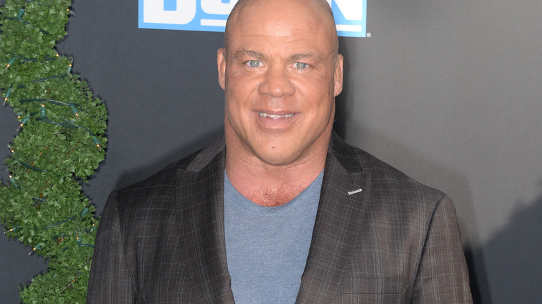 Kurt Angle smiling