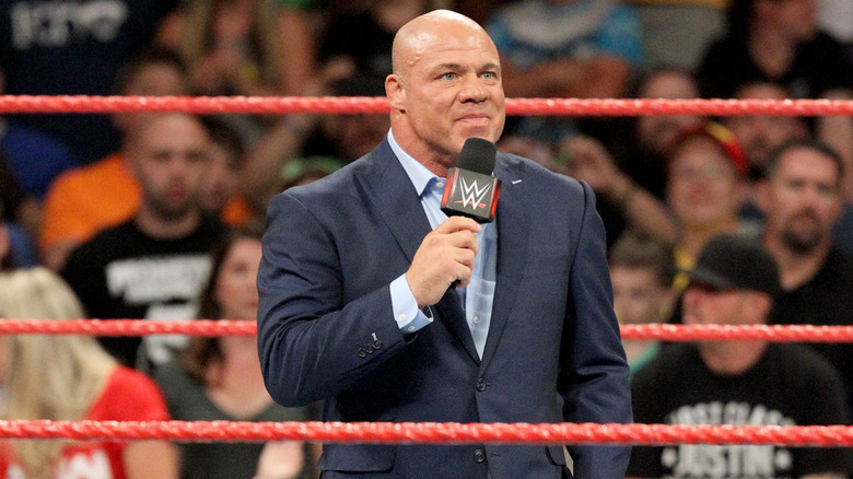 Kurt Angle smiling