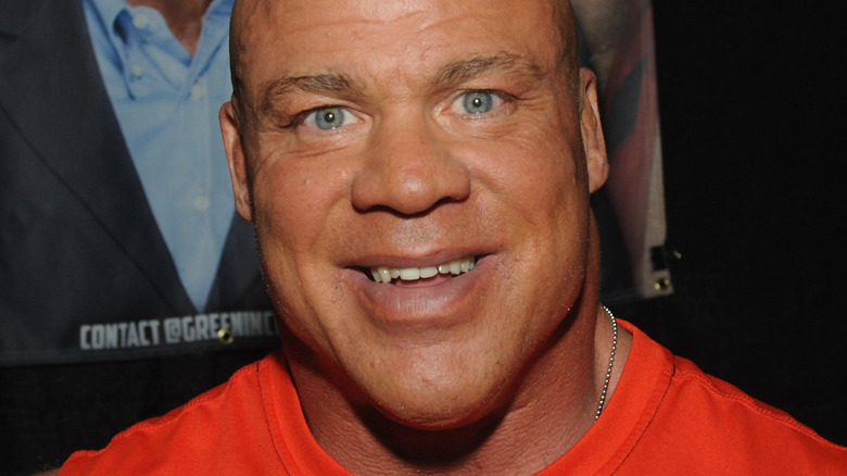 Kurt Angle smiles