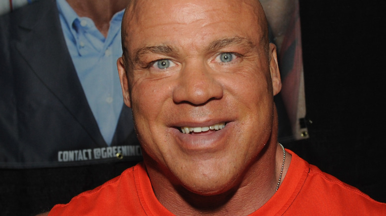 Kurt Angle smiling