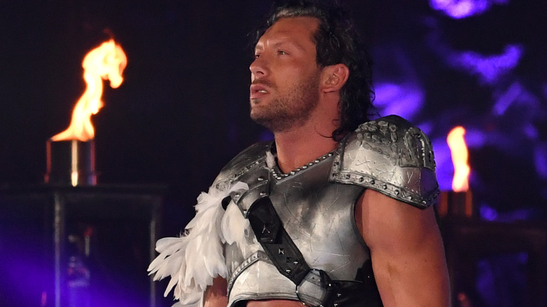 Kenny Omega in armor