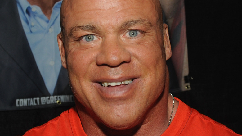 Kurt Angle smiling