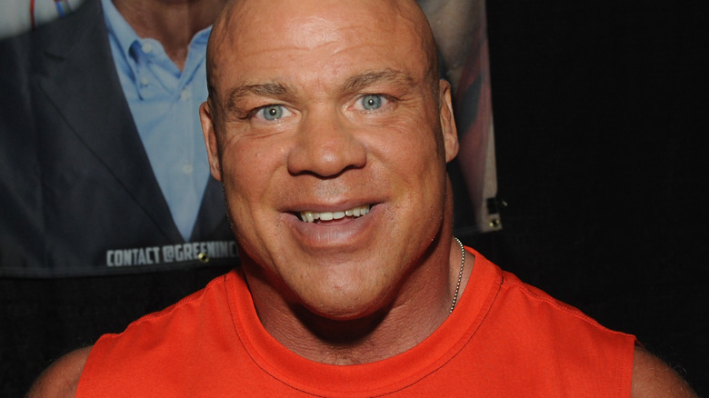 Kurt Angle smiling