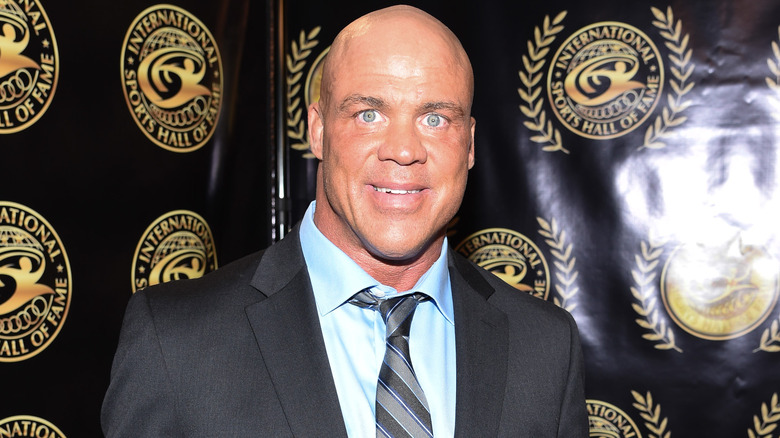 Kurt Angle smiling