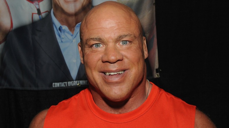 Kurt Angle smiling