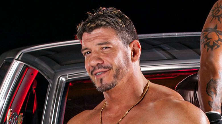Eddie Guerrero smiling