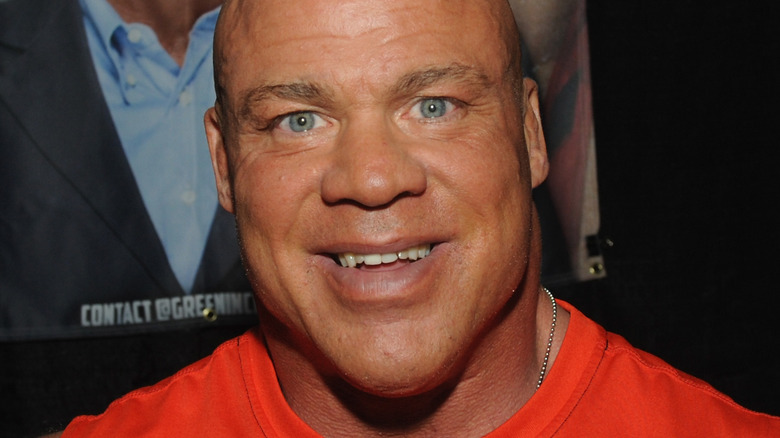 Kurt Angle smiling