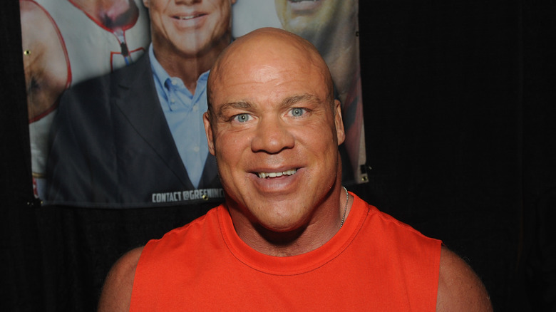 Kurt Angle smiling