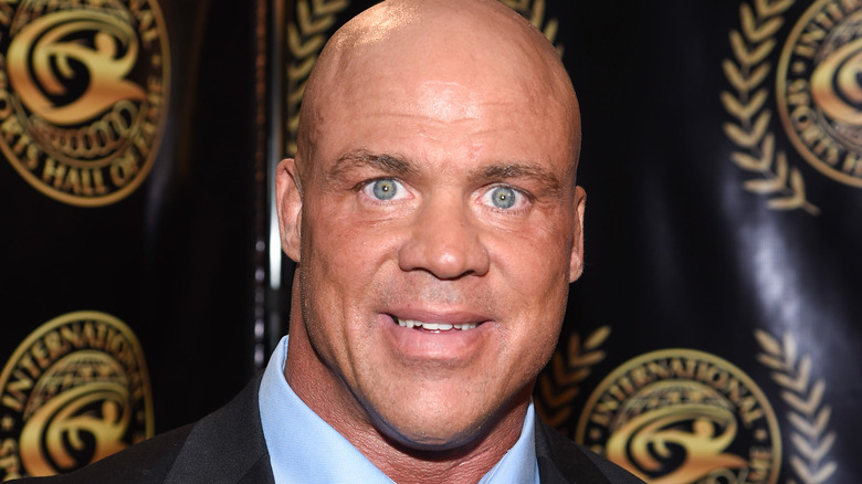 Kurt Angle smiling