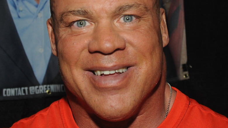 Kurt Angle smiling