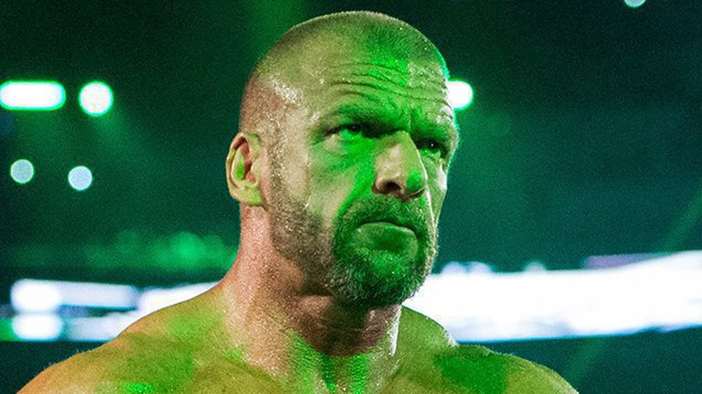 Triple H heading to the ring
