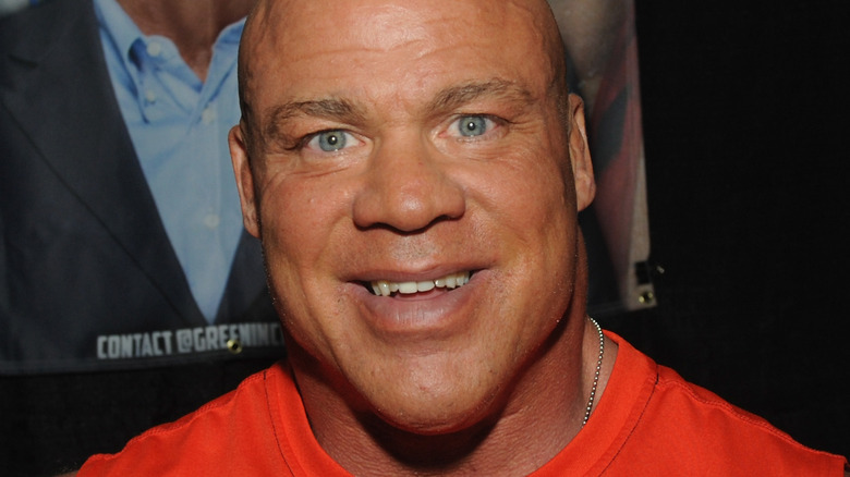 Kurt Angle smiling