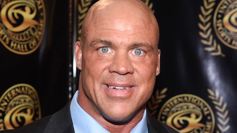 Kurt Angle smiling