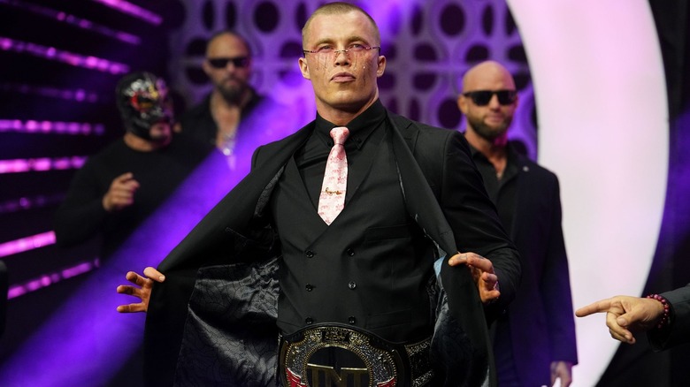 Kyle Fletcher makes his entrance