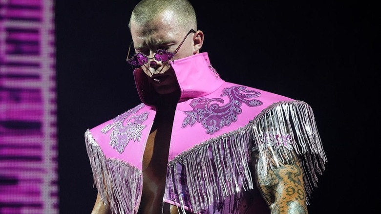 Kyle Fletcher makes his entrance