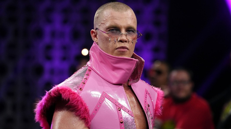 Kyle Fletcher makes his entrance